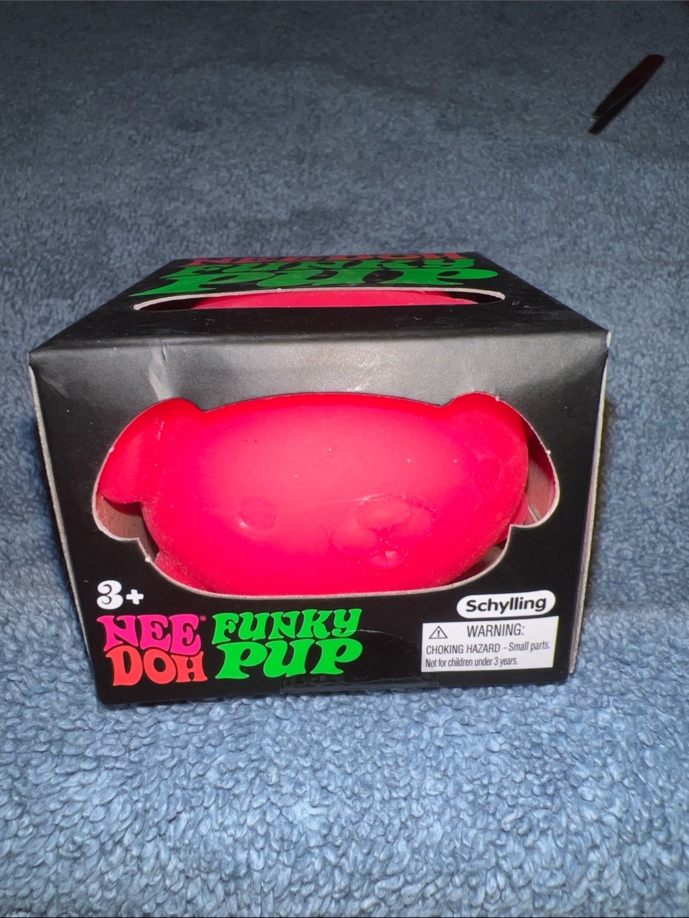 **AUTHENTIC** NeeDoh Funky Pup Red Stress Toy